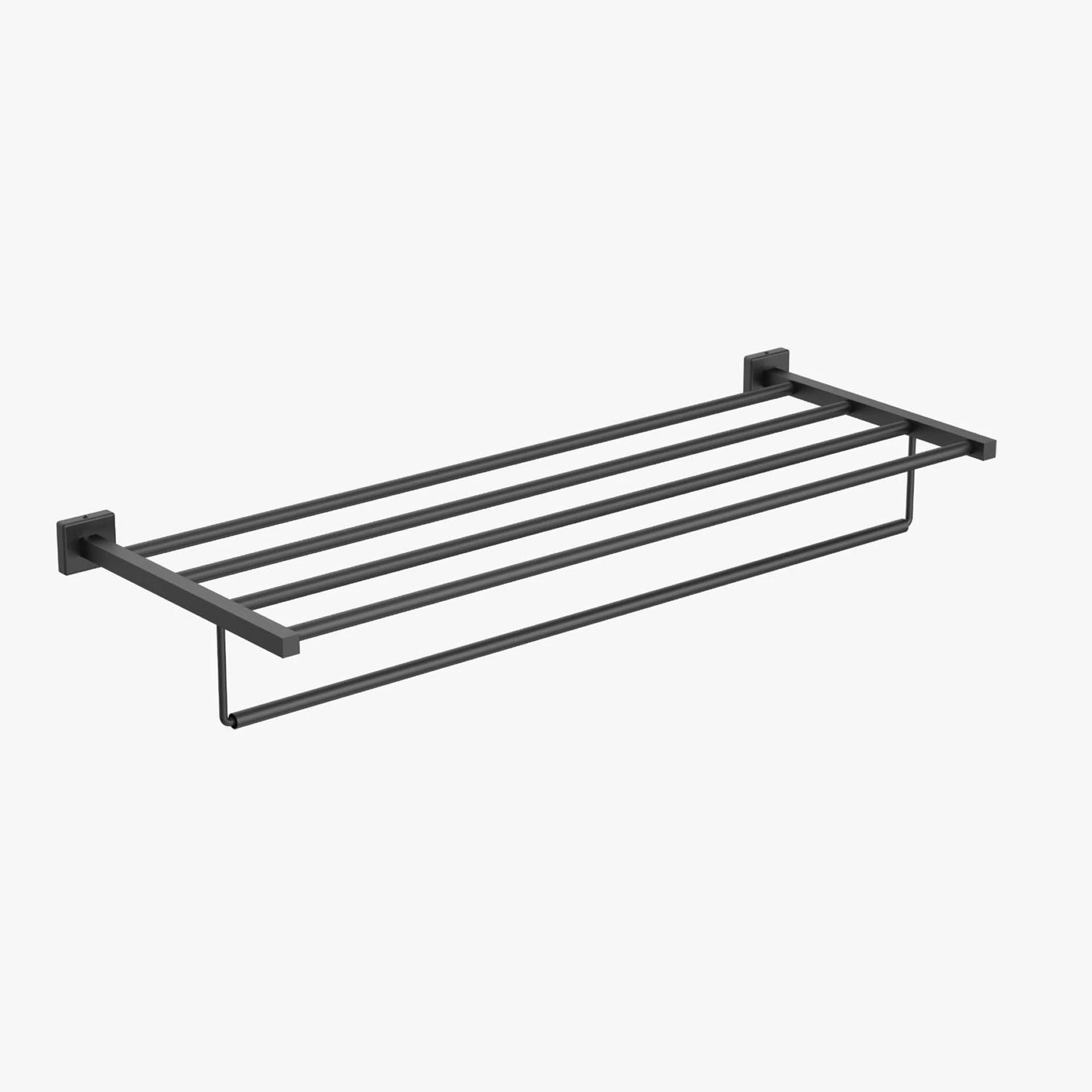 Black Towel Rack